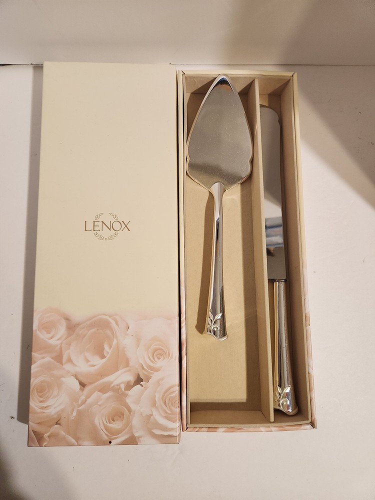 Lenox Opal Innocence Cake Knife And Server Set TA-33-755
