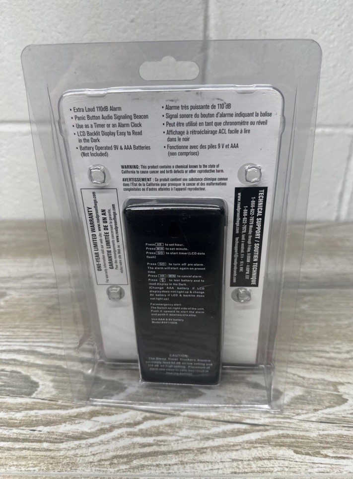 Alarm Scream TM Trucker RP110DB Sleep Timer Eagle RoadPro