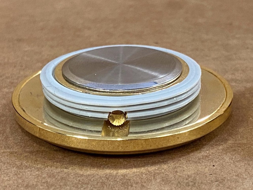 TIFFANY & CO 2" DESK CLOCK (NOT WORKING) USED.