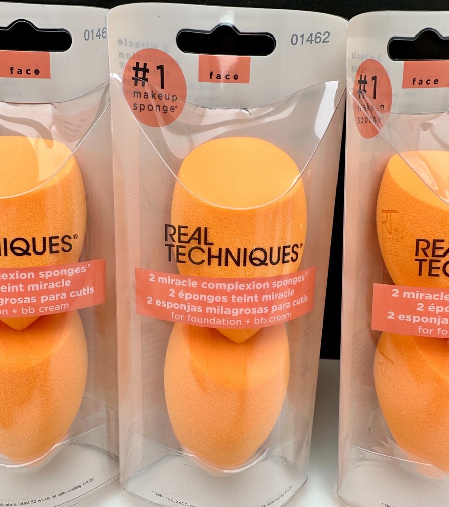x10 Real Techniques Makeup Sponge Miracle Complexion Sponges #01462