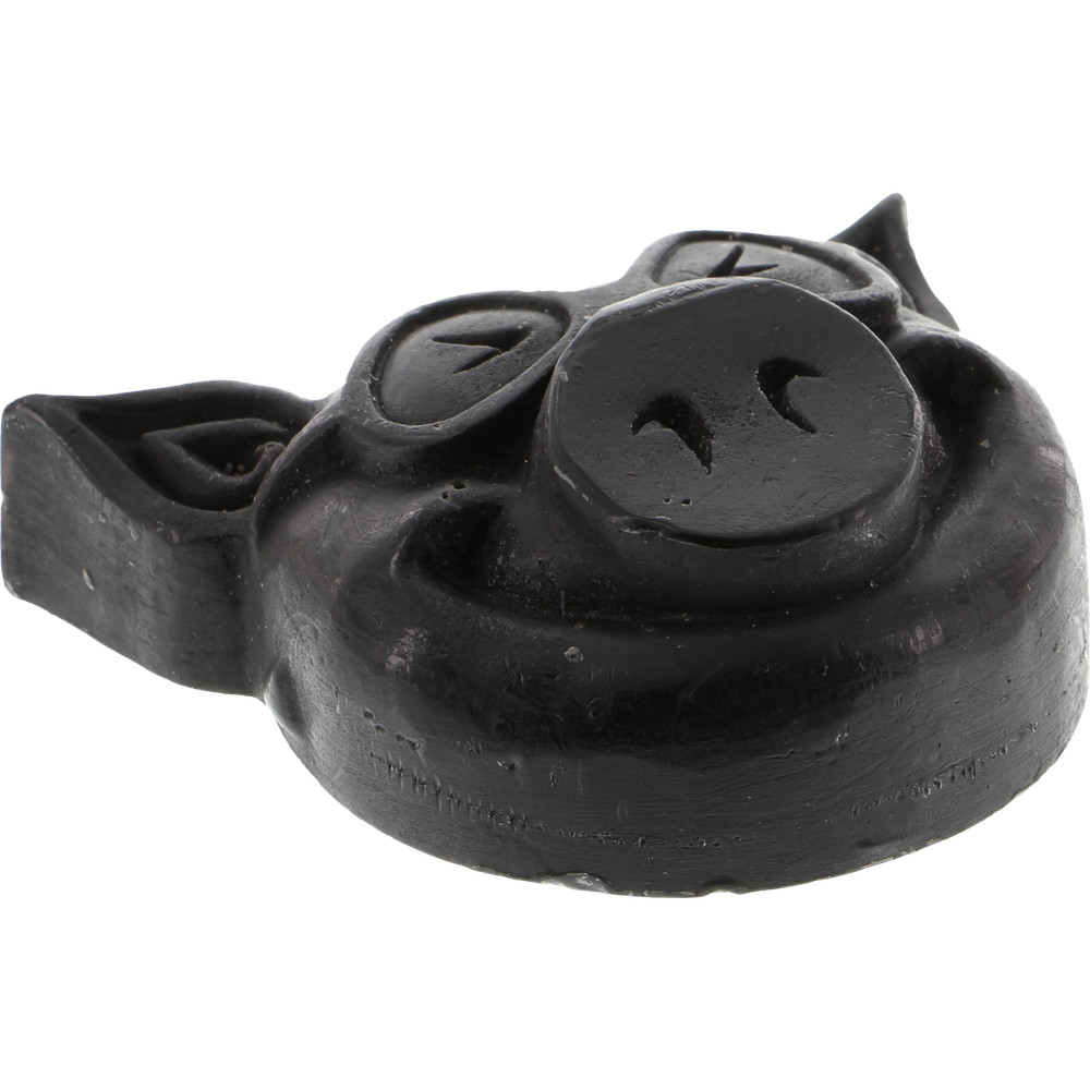 Pig Head Raised Curb Wax Black
