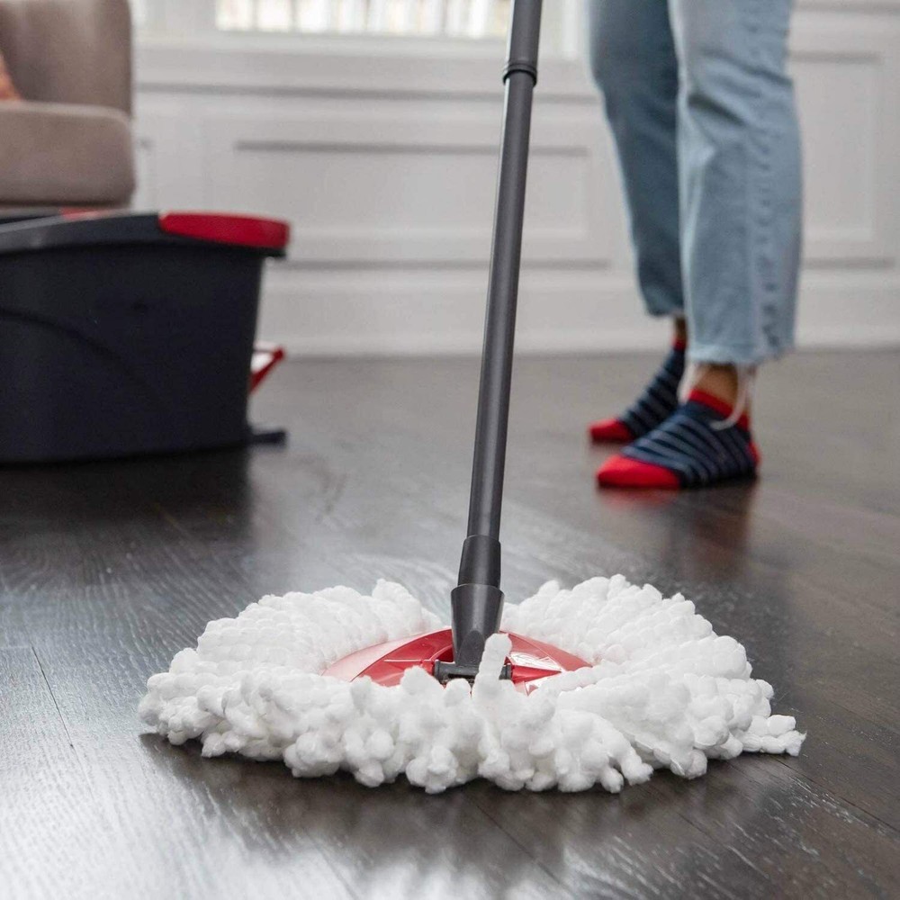 6 Pack Mop Replacement Heads For O-Ceda Easy Wrin Spin Mop, Triangle Mop Head