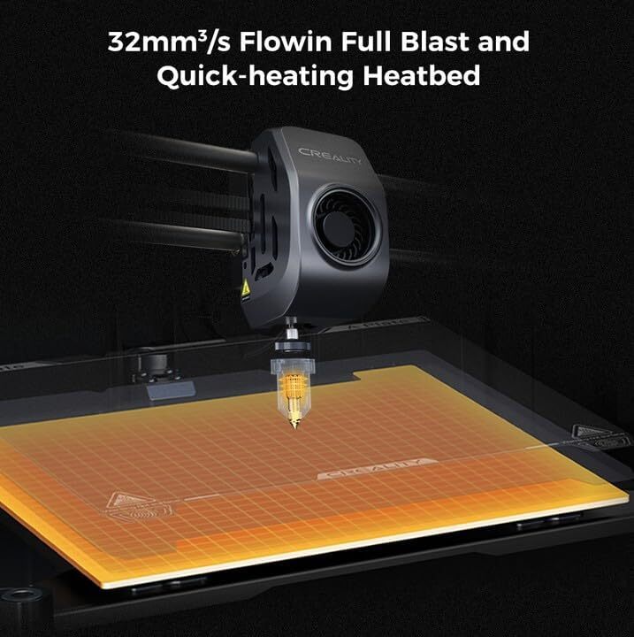Creality K1 Max 3D Printer, 600mm/s High-Speed w/Auto Leveling Smart AI Function