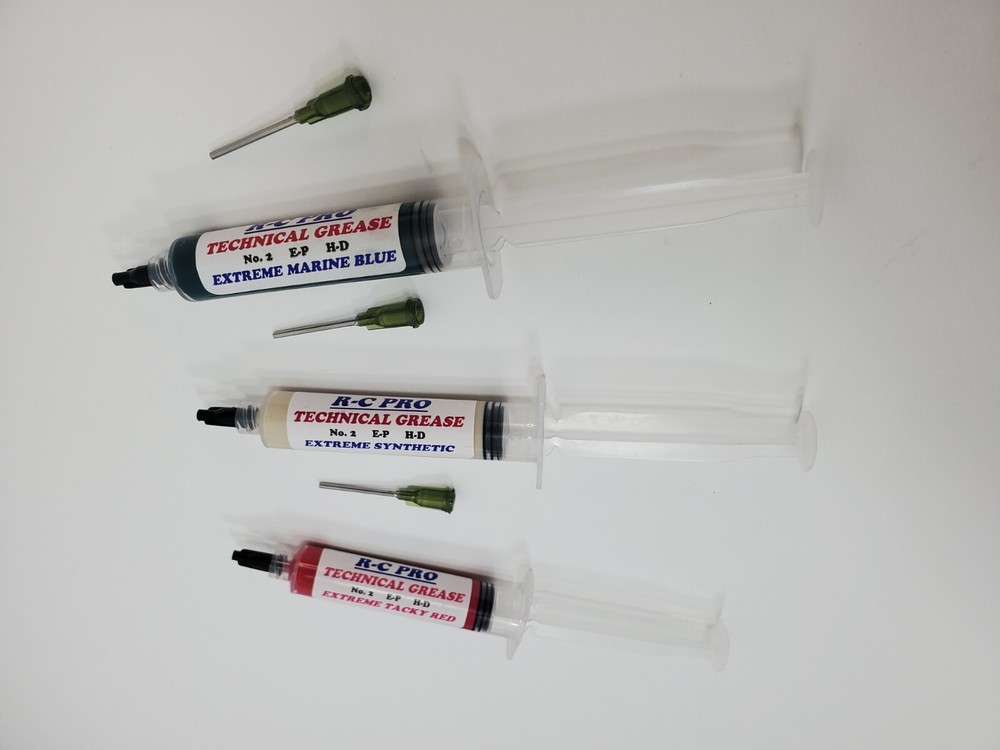 RC PRO TECHNICAL GREASE for GEARS & BEARINGS DIFF GREASE SYRINGE 3 PACK 10ml