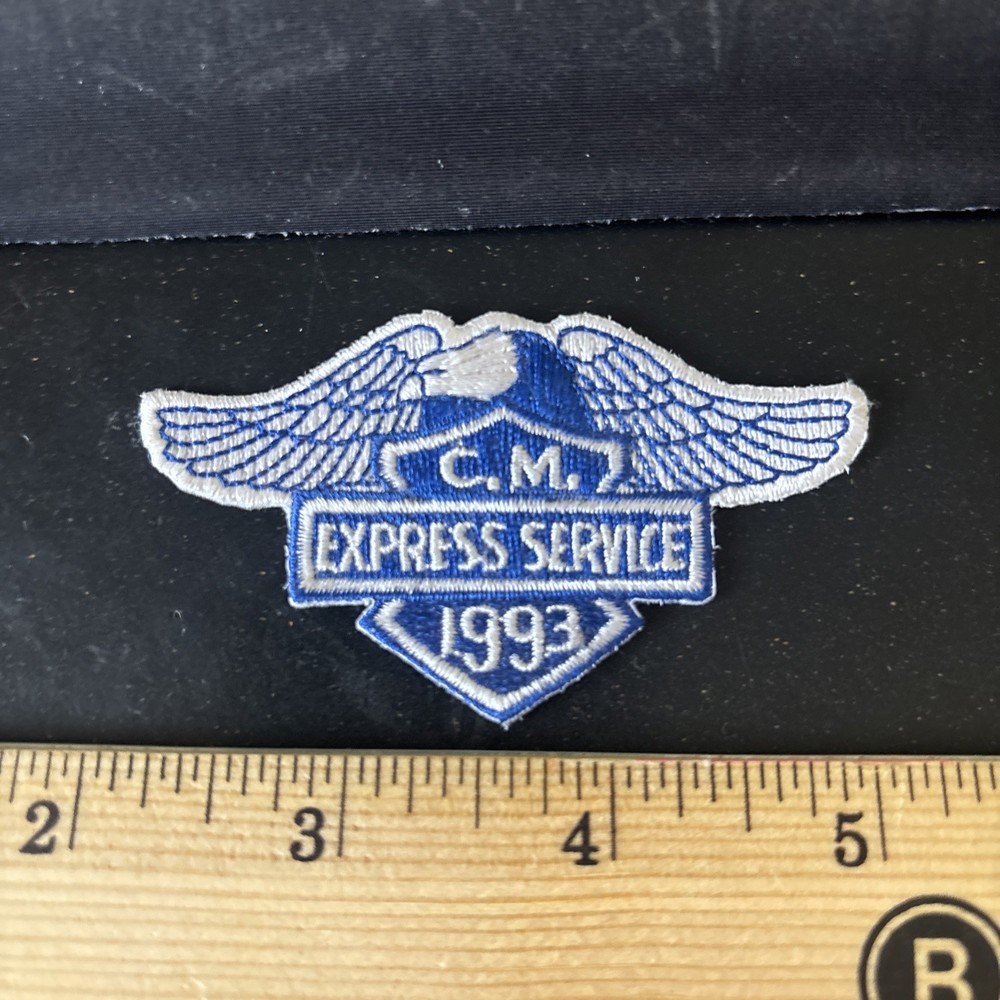 Harley Davidson CM Express Service 1993  Award Hat/ Jacket Patch