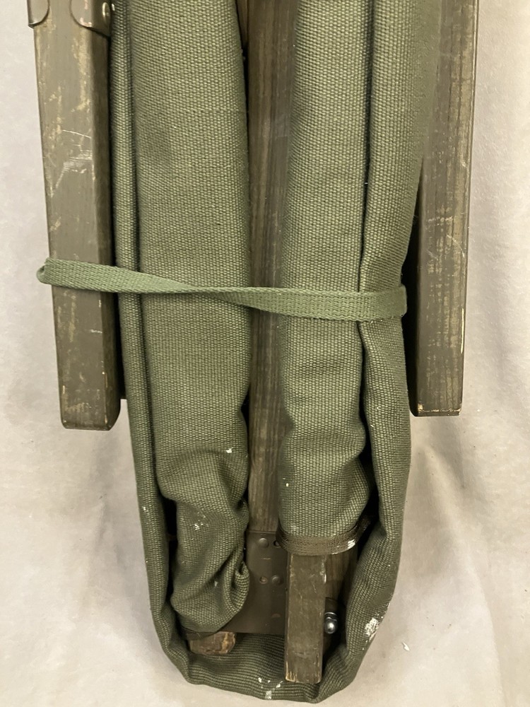 Vintage 1952 U.S. Army folding cot