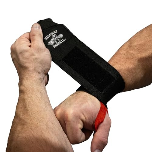 Super Heavy Wrist Wraps - 2 Pack, Weightlifting, Medium (17") Black