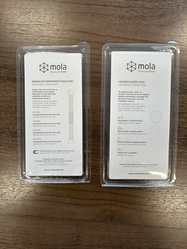 Mola Structural Kit | Magnetic Modular Kit for Engineering and Architecture...