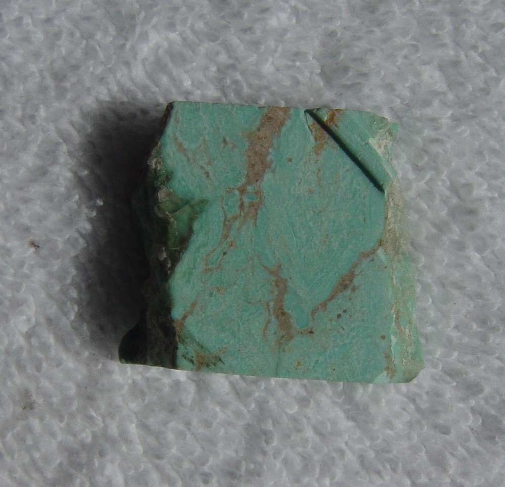 Turquoise stabilized  Lapidary Slab            1236