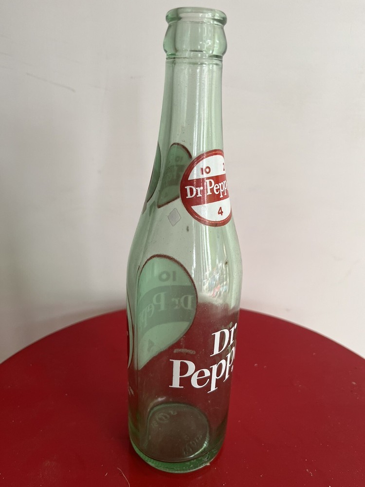 antique dr.pepper 10 2 4 glass bottle