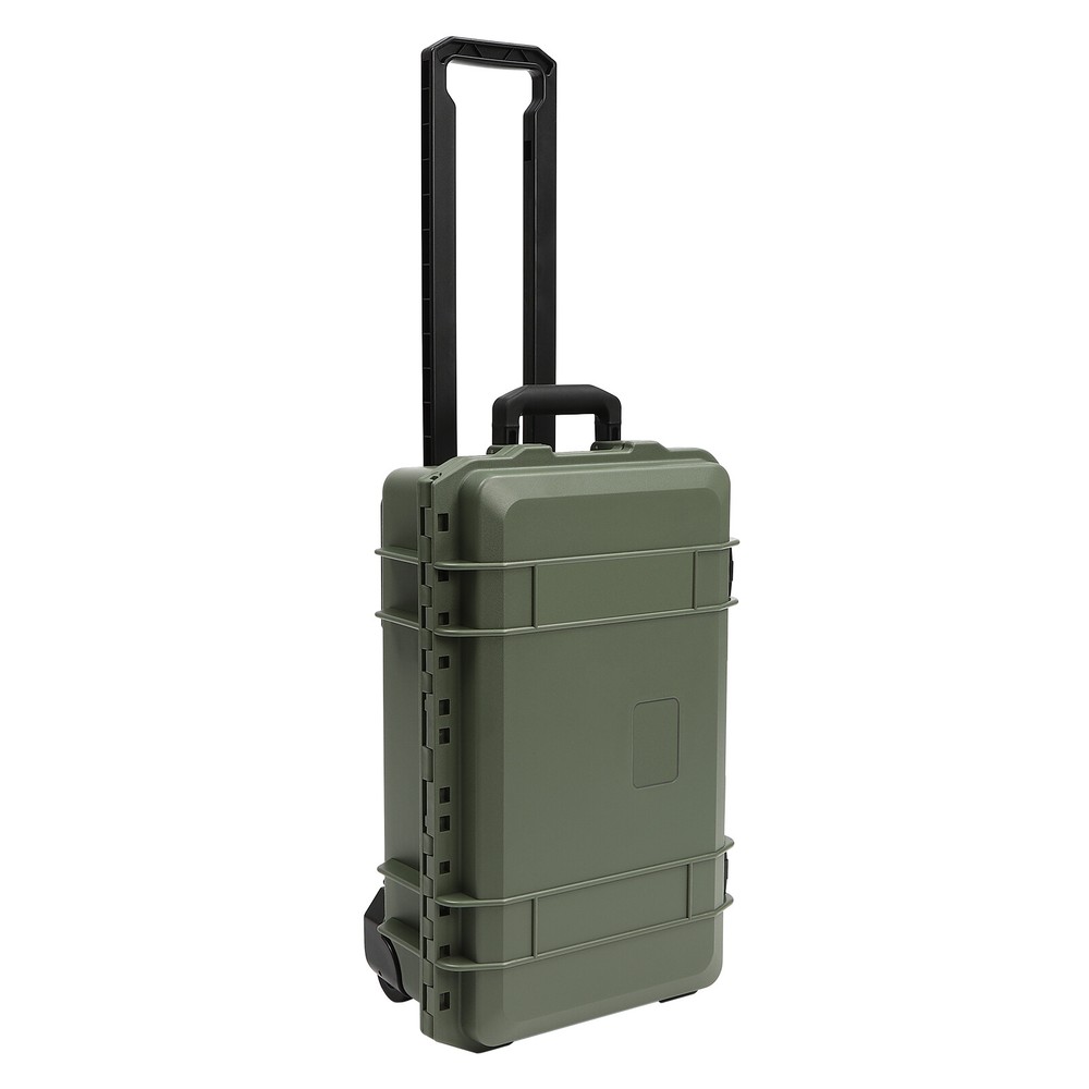 22" Camera Hard Case Protective Roller Camera Carrying Case Waterproof W/ Foams