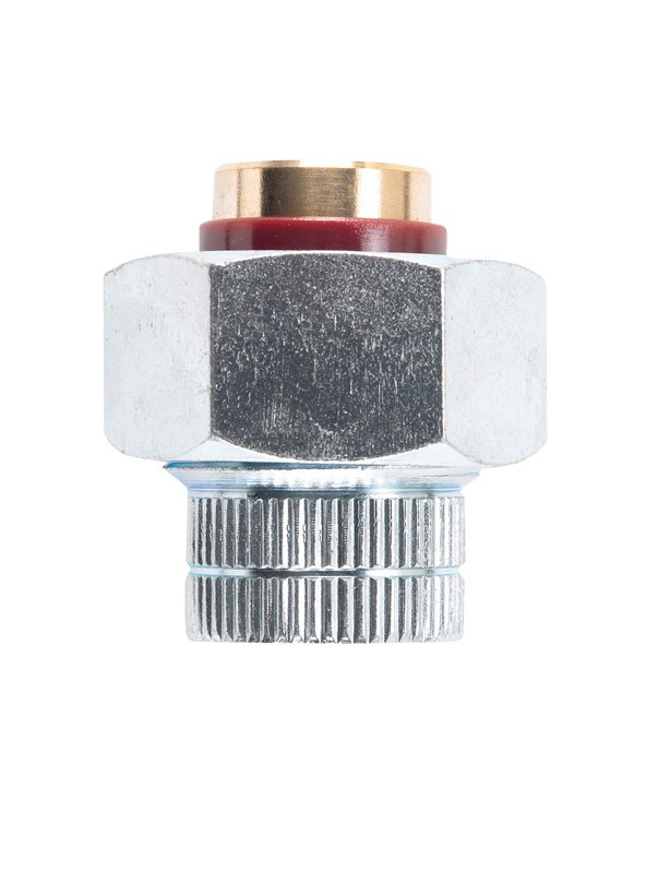 BK Products 3/4in. FPT T X 3/4in. D Solder Galvanized Brass Dielectric Union