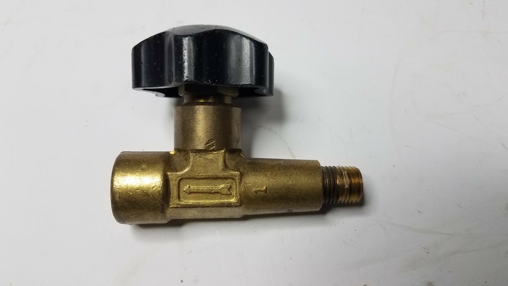 SCOTT NEEDLE FLOW CONTROL VALVE BRASS 1/4" MNPT FNPT