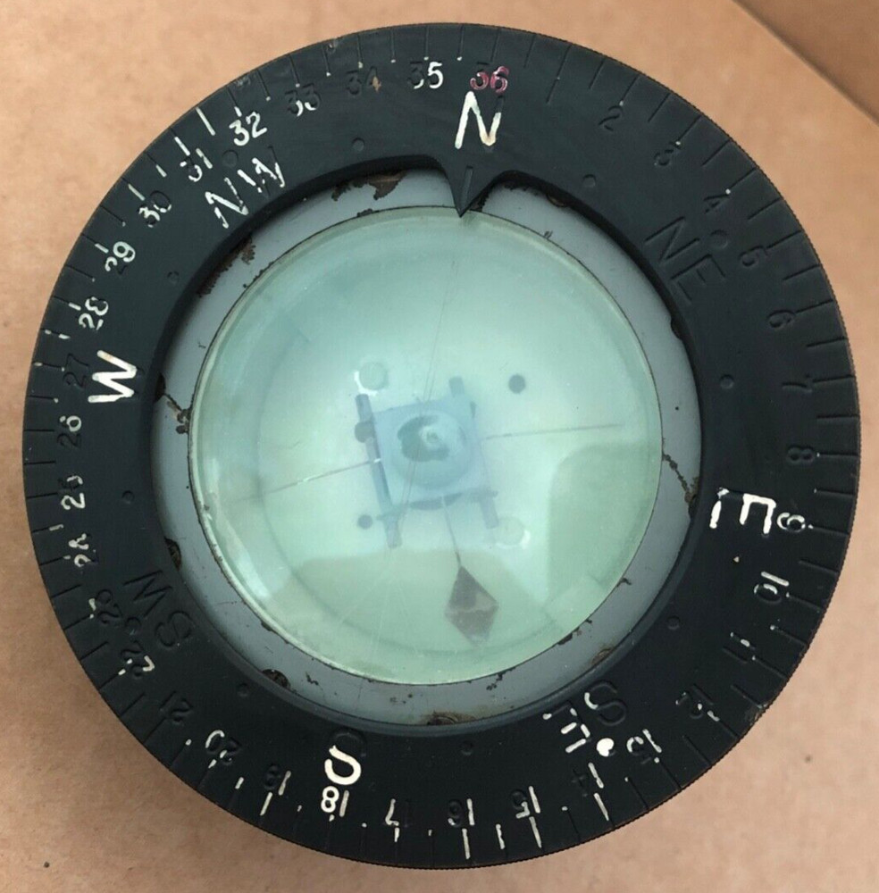Vintage SHIP BOAT AIRPLANE PLANE Compass