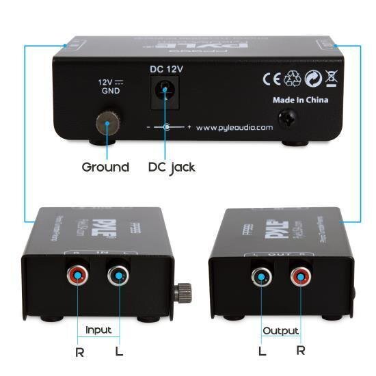 PYLE PRO PP999 Phono Turntable Pre-Amplifier