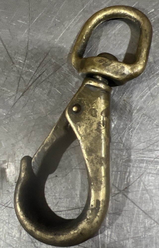 Vintage Swivel Eye Hook Snap Used Surplus