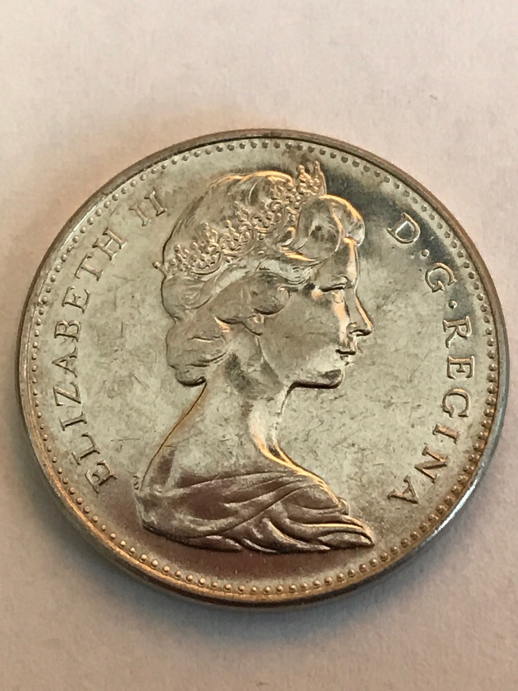 1967 Canada Centennial 5 Nickel 5 Cents BU From Roll