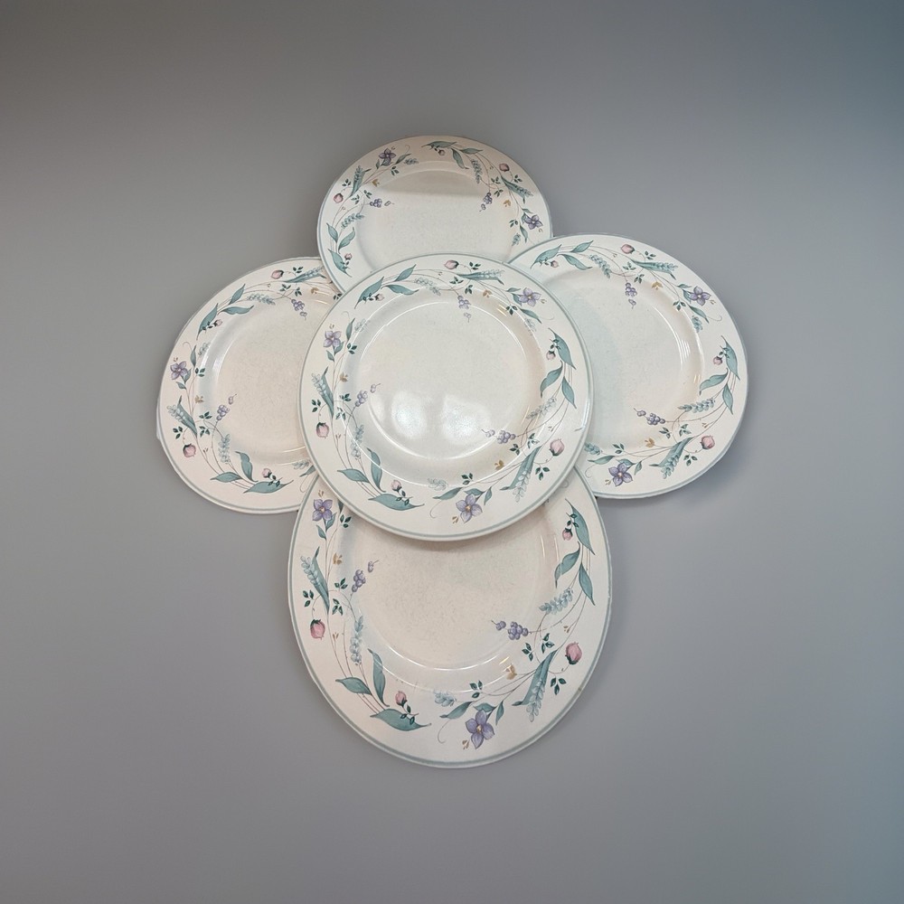 Pfaltzgraff Vintage April Pattern Dinner Plates 10” Stoneware