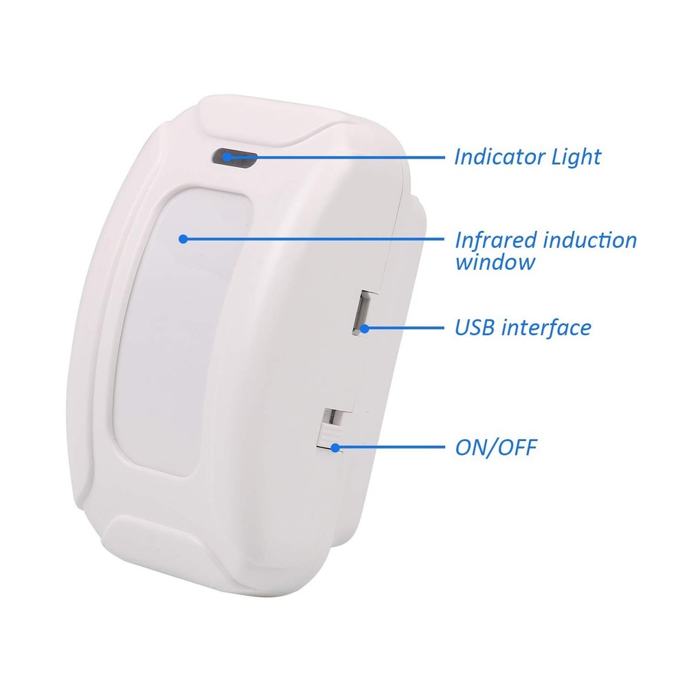 Mengshen Motion Sensor Alarm, Driveway Entry Alert Support 5 Modes, 36 Tunes,...