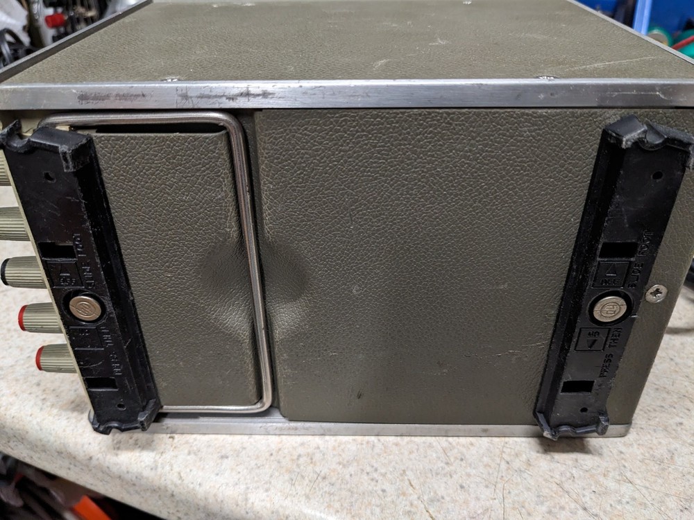 Hp Hewlett Packard 204D Oscillator, as is. Modified with VU meter