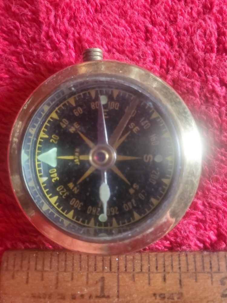 Compass Gold Color Mini Pocket Best Gift