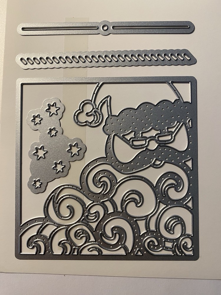 Stampin' Up! DETAILED SANTA THINLITS DIES (141836) Sizzix Christmas RETIRED