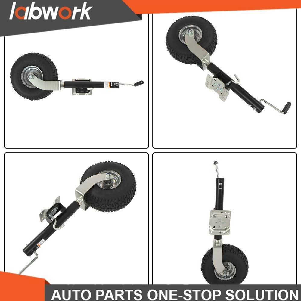 Labwork Beach Boat Trailer Jack 13.38in Trailer Jack Wheel 2000lb Capacity