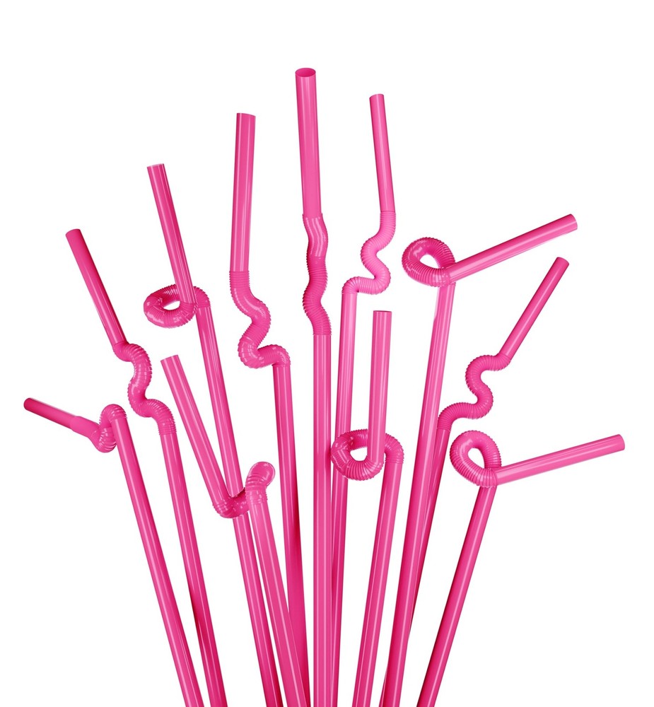 Tall Extra Flexible Bendy Plastic Drinking Straws - Extends to Nearly 13 Inch...