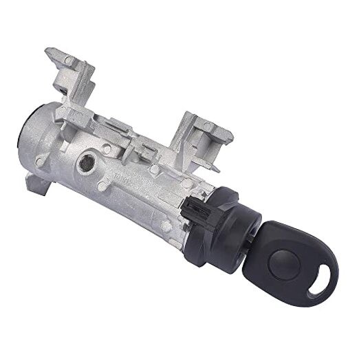 Ignition Switch with Lock Cylinder Key Replacement for VW Beetle Golf Jetta