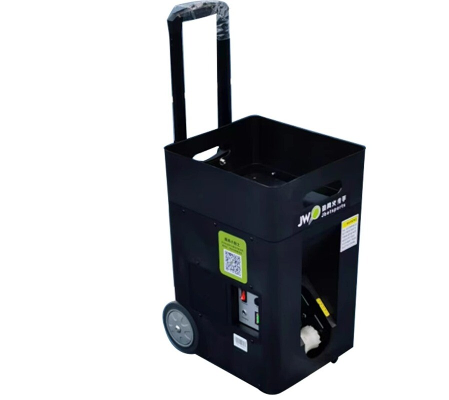 JT02 Mobile Version of Beginner Tennis Automatic Throwing Feed Machine Trainer