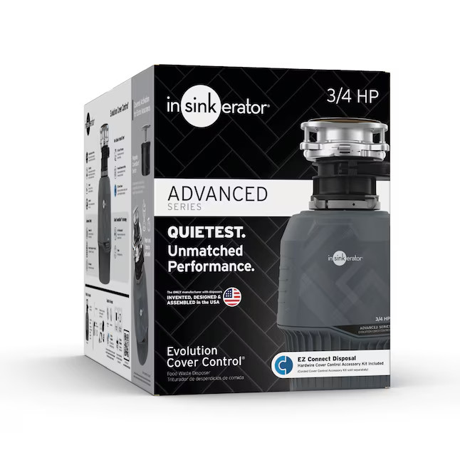 InSinkErator Batch feed 3/4-HP Septic Safe Non-corded Garbage Disposal FREE SHIP