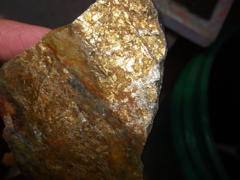 Gold, silver, copper, 436 grams samples ,ore high grade .