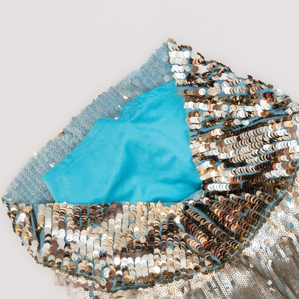 Sparkly mini dress dance costume