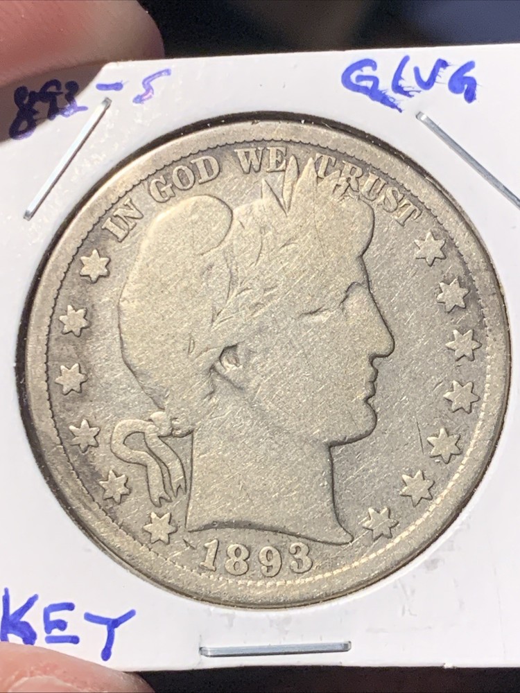 1893-s Barber Half. VG. 201692