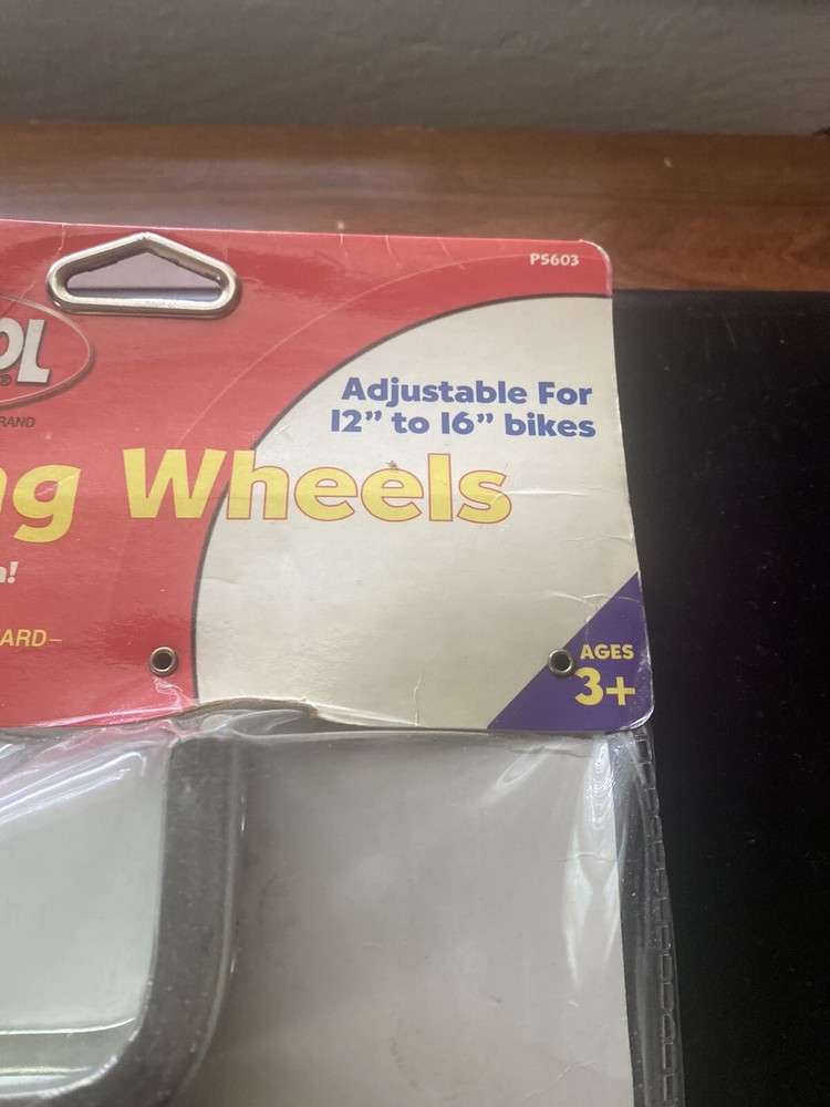 Vintage Playskool Metal Training Wheels & Brackets New