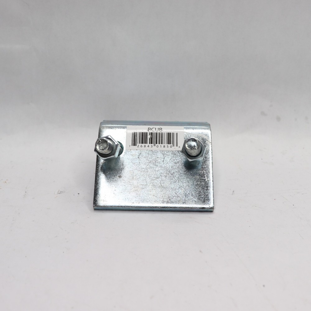 Channel to Beam Strut Clamp with U-Bolt Galvanized Silver BCUB