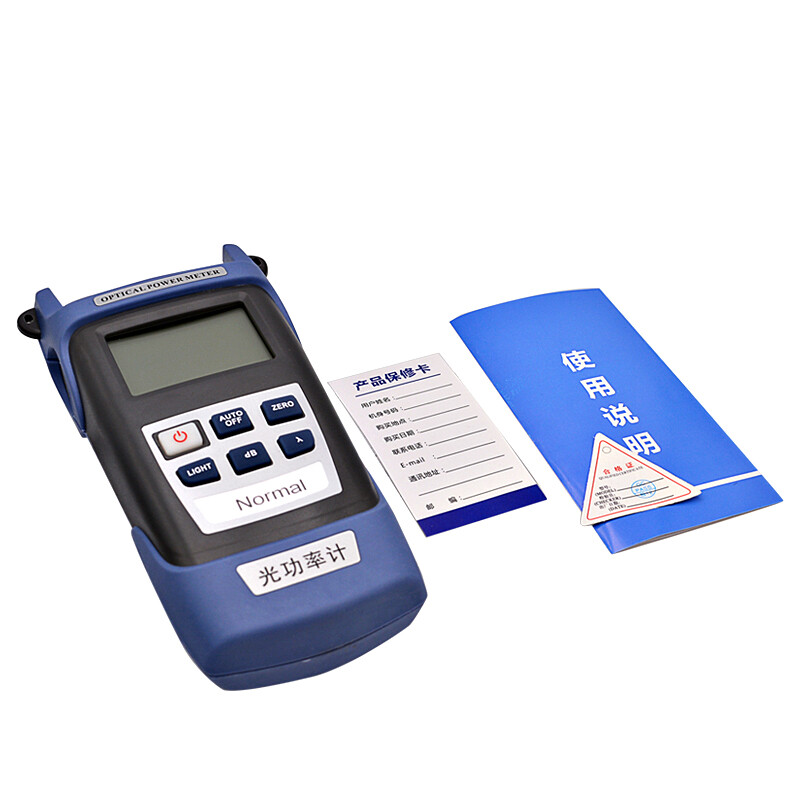 Fiber Optic Power Meter Optical Light Source 800 ~1700nm FC+SC Connector