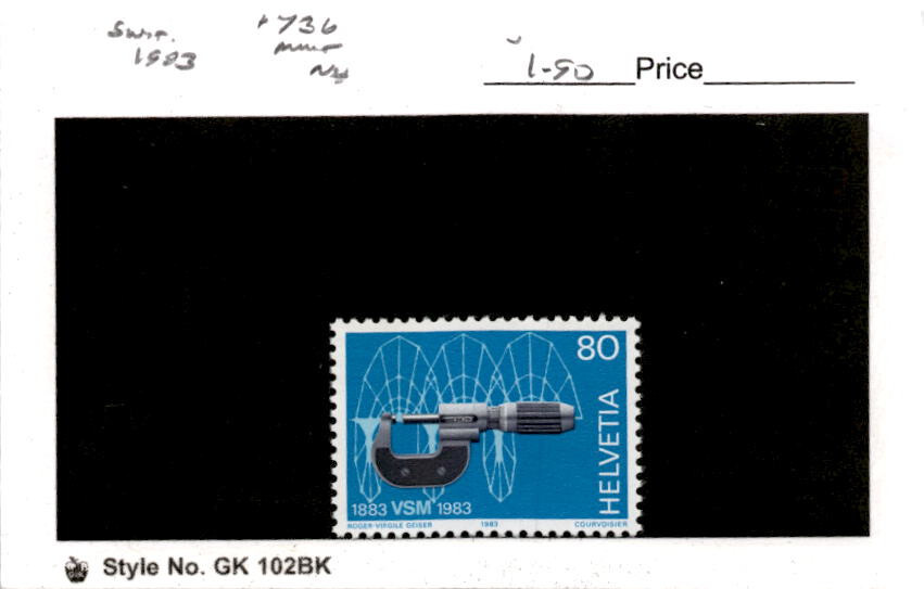 Switzerland, Postage Stamp, #736 Mint NH, 1983 (AC)