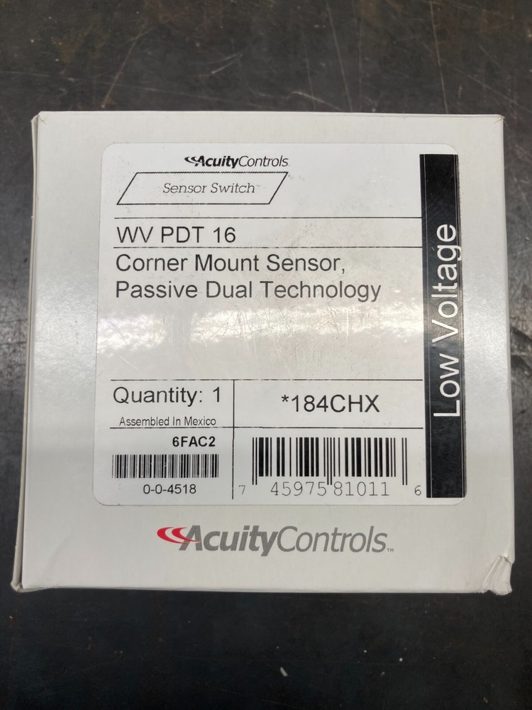 Sensor Switch / Acuity Controls WV PDT 16 Corner Mount Sensor