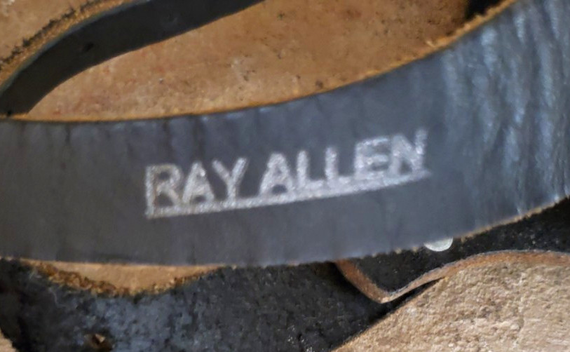 Ray Allen RamLite Handcrafted Black Latigo Leather Size #4 Muzzle