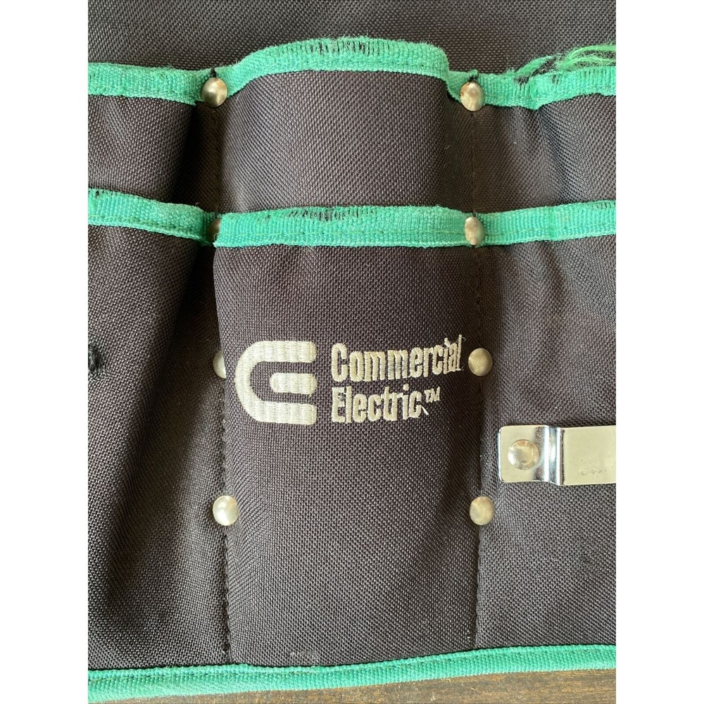 COMMERCIAL ELECTRIC WIDE TOOL POUCH Missing Belt Used