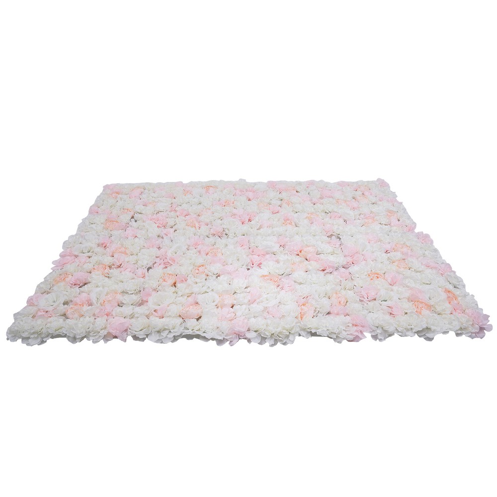 20pcs Artificial Flower Wall Panel Wedding Backdrop Decoration 16''x24'' NEW