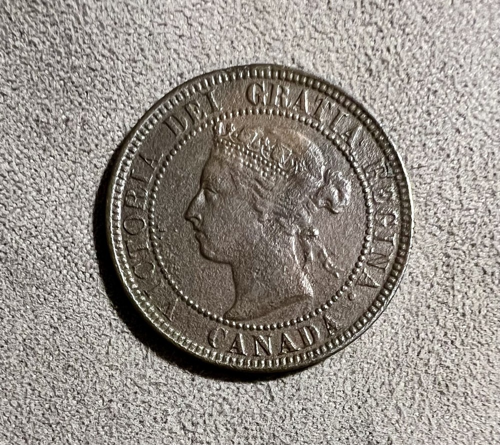 1901 Canada LARGE One Cent Victoria BRONZE