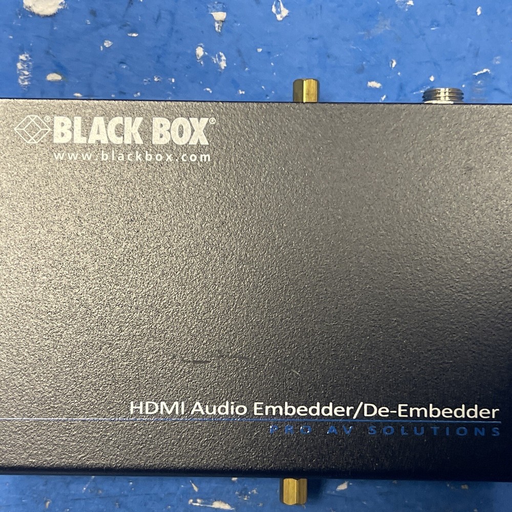 BLACK BOX HDMI AUDIO EMBEDDER/DE-EMBEDDER AEMEX-HDMIR2 PRO AV SOLUTION