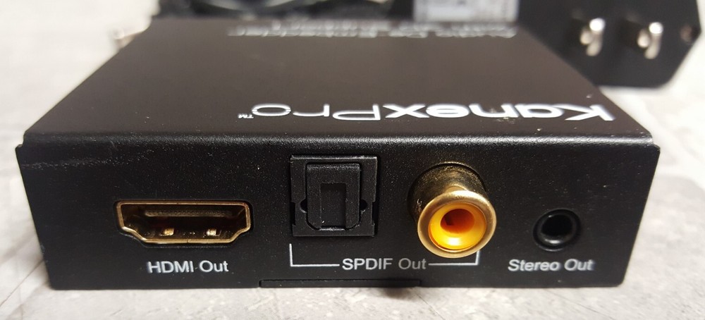 KanexPro Audio De-Embedder with 3D Support Includes Power Supply HAECOAX