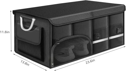 Collapsible Multi Compartment Car Trunk Small with shoe compartment