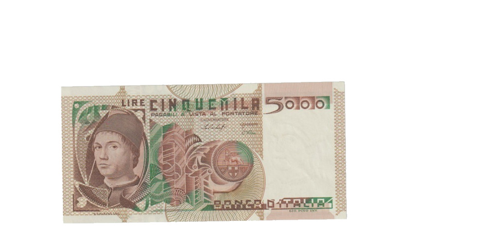 ITALY 1979 5000 LIRA BANKNOTE P105a UNCIRCULATED