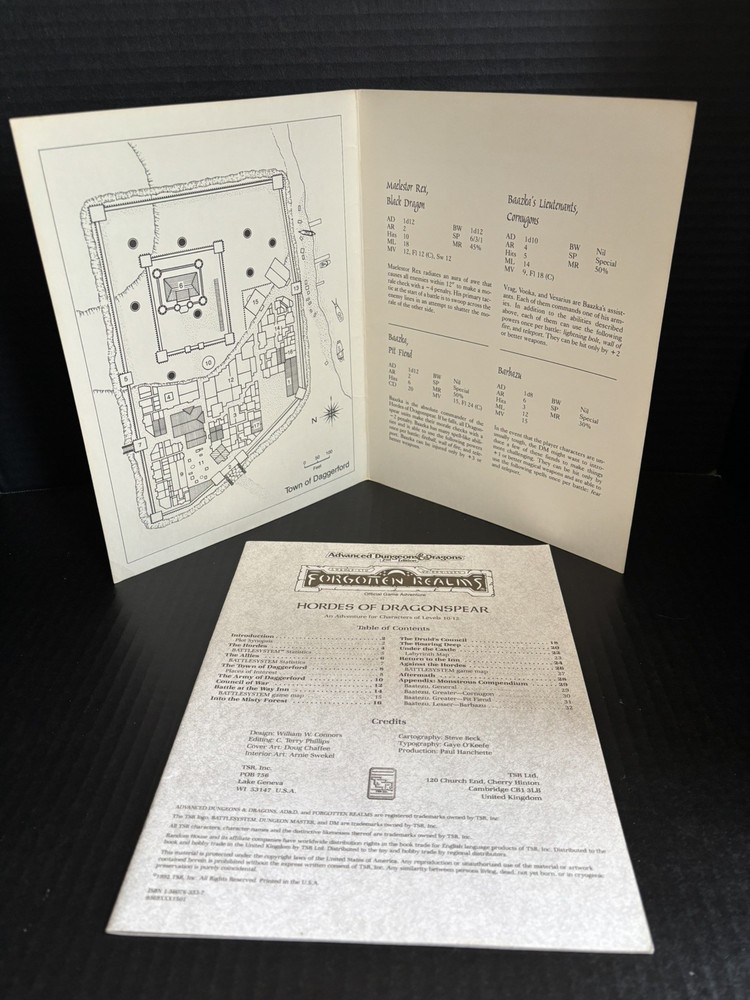 ADVANCED DUNGEONS & DRAGONS FORGOTTEN REALMS PLAY BOOKS
