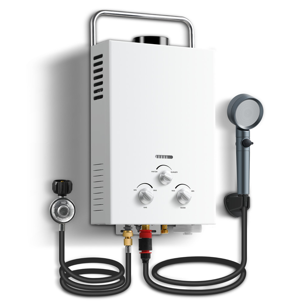 Tankless Water Heater- 6L 1.58 GPM Portable Gas Water Heater with Handle,Outdoor
