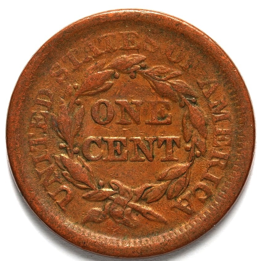 1856 Braided Hair Large Cent